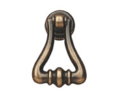 Heritage Brass Cabinet Drawer Cup Pull Handle With Faux Screws