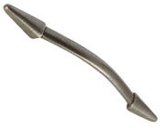 Hafele Sherwood Bow Cupboard Pull Handles (128mm OR 160mm c/c), Cast Iron - 120.67.902