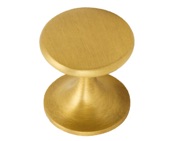 Hafele Chloeu Cupboard Knob (37mm Diameter), Brushed Brass - 123.03.500