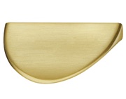 Hafele Nick Cabinet Pull Handle (32mm OR 160mm c/c), Brushed Brass - 126.45.062
