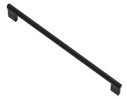 Hafele Graf Cabinet Pull Handle (160mm, 256mm OR 1178mm/589mm c/c), Matt Black - 132.19.115