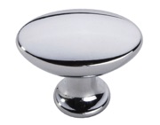 Hafele Pearl Cupboard Knob (28mm Diameter), Polished Chrome - 133.09.210
