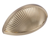 Hafele Sea Grass Cabinet Cup Handle (76mm c/c), Golden Champagne - 133.50.143