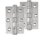 Frisco Eclipse Grade 7 - 3 Inch Stainless Steel Ball Bearing Hinge, Satin Stainless Steel - 14852 (sold in pairs)