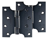 Frisco Eclipse Grade 13 - 4 Inch Stainless Steel Thrust Bearing Parliament Hinges, Matt Black - 14989BLK (sold in pairs)