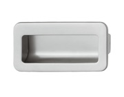Hafele Vienne Inset Cupboard Door Pull (56mm x 109mm), Matt Chrome - 151.35.208