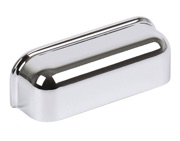 Hafele Odessa Cupboard Cup Handles (64mm OR 128mm c/c), Polished Chrome - 151.40.660