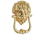 Croft Architectural Lion's Head Door Knocker, Various Finishes Available* - 1768