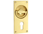 Croft Architectural Flush Euro Profile Lock Ring Door Handles, *Various Finishes Available - 1804E (sold in singles)