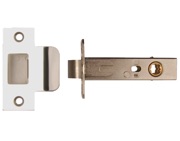Excel Hardware Standard or Privacy 3.5 Inch Tubular Latches - Satin Chrome Finish - 2268-SSS