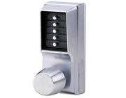 KABA Simplex 1000 Series 1011 Knob Operated Digital Lock, Satin Chrome - L2897