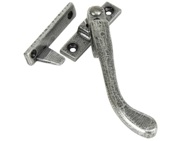 From The Anvil Left Or Right Handed Peardrop Locking Night Vent Window Fastener, Pewter - 33025