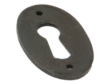 From The Anvil Standard Profile Blacksmith Oval Escutcheon, Beeswax - 33231