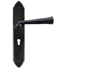 From The Anvil Gothic Door Handles (248mm x 44mm), Black - 33276 (sold in pairs)