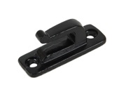 From The Anvil Blacksmith Window Hook Plate (58mm x 12mm), Black - 33284