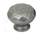 From The Anvil Hammered Cupboard Knob (32mm Or 38mm), Natural Smooth - 33359