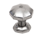 From The Anvil Octagonal Cabinet Knob (32mm or 39mm), Natural Smooth - 33366