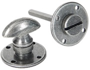 From The Anvil Round Bathroom Thumbturn, Pewter- 33383