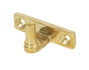 From The Anvil Cranked Dummy Stay Pin (48mm x 12mm), Polished Brass - 33458