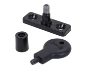 From The Anvil Locking Stay Pin (46mm x 15mm), Black - 33461