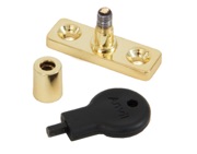 From The Anvil Locking Stay Pin (46mm x 15mm), Polished Brass - 33462