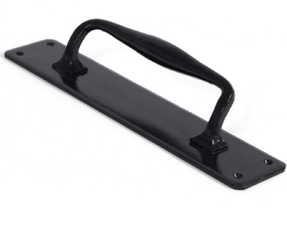 From The Anvil Pull Handle On Backplate, Black - 33466