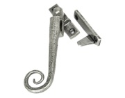 From The Anvil Left Or Right Handed Monkeytail Locking Night Vent Window Fastener, Pewter - 33618