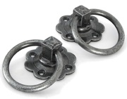 From The Anvil Ring Turn Handle, Pewter - 33689 (sold in pairs)
