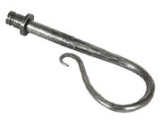 From The Anvil Shepherd's Crook Curtain Finial, Pewter - 33708 (Sold in pairs)