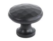 From The Anvil Beaten Cupboard Knob (20mm, 30mm Or 40mm), Black - 33993
