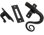 From The Anvil Left Or Right Handed Monkeytail Locking Window Fastener, Black - 33952