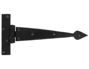 From The Anvil Arrow Head T-Hinge (Various Sizes), Black - 33971 (sold in pairs)