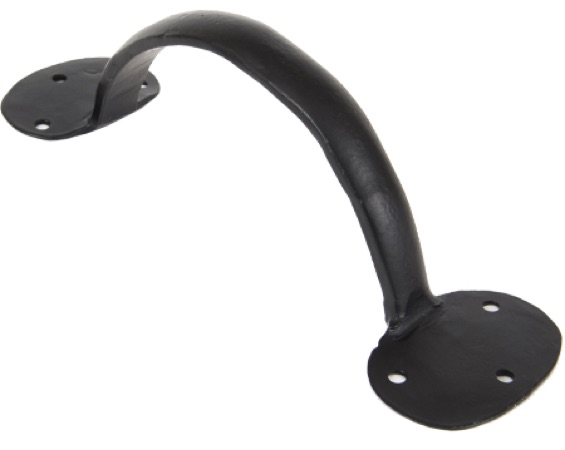 From The Anvil Bean D Handle (78mm, 118mm OR 192mm C/C), Black - 33997