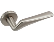 Frisco Eclipse Antares Dual Force Lever On Round Rose, Satin Stainless Steel - 34709 (sold in pairs)