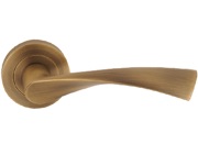 Excel Flex Matt Antique Brass Door Handles - 3545AB (sold in pairs)