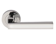 Excel Linea Lever On Round Rose, Polished Chrome - 3550PC (sold in pairs)