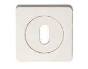 Excel Square Standard Profile Escutcheon, Polished Chrome - 3681-SQ (sold in pairs)