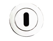 Excel Standard Profile Escutcheon, Polished Chrome - 3681 (sold in pairs)