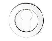 Excel Euro Profile Escutcheon, Polished Chrome - 3683 (sold in pairs)