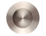 Excel Plain Circular Flush Pull (50mm), Satin Stainless Steel - 3802