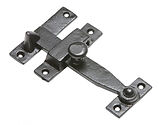 Kirkpatrick Black Antique Malleable Iron Gate Latch (152mm and 203mm Length) - AB4088