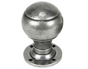 From The Anvil Regency Mortice/Rim Knob Set, Pewter - 45156 (sold in pairs)