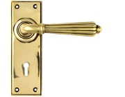From The Anvil Hinton Door Handles, Aged Brass - 45310 (sold in pairs)