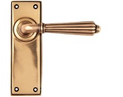 From The Anvil Hinton Door Handles, Polished Bronze - 45334 (sold in pairs)