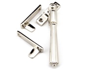 From The Anvil Hinton Locking Night Vent Window Fastener, Polished Nickel - 45346