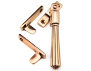 From The Anvil Hinton Locking Night Vent Window Fastener, Polished Bronze - 45348