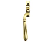 From The Anvil Left Or Right Handed Hinton Locking Espagnolette Window Fastener, Aged Brass - 45349