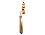 From The Anvil Left Or Right Handed Hinton Locking Espagnolette Window Fastener, Polished Bronze - 45357