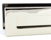 From The Anvil Blacksmith Traditional Letterbox (315mm x 92mm), Polished Nickel - 45443