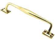 From The Anvil Art Deco Pull Handle (230mm OR 300mm), Aged Brass - 45461
